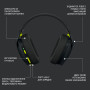 Навушники Logitech G435 Lightspeed Wireless Gaming Headset Black (981-001050) Навушники Logitech G435 Lightspeed Wireless Gaming Headset Black (981-001050)