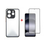 Чохол до мобільного телефона Dengos Kit Xiaomi Redmi Note 14 5G case Matte + glass (Black) (DG-KM-127) Чохол до мобільного телефона Dengos Kit Xiaomi Redmi Note 14 5G case Matte + glass (Black) (DG-KM-127)
