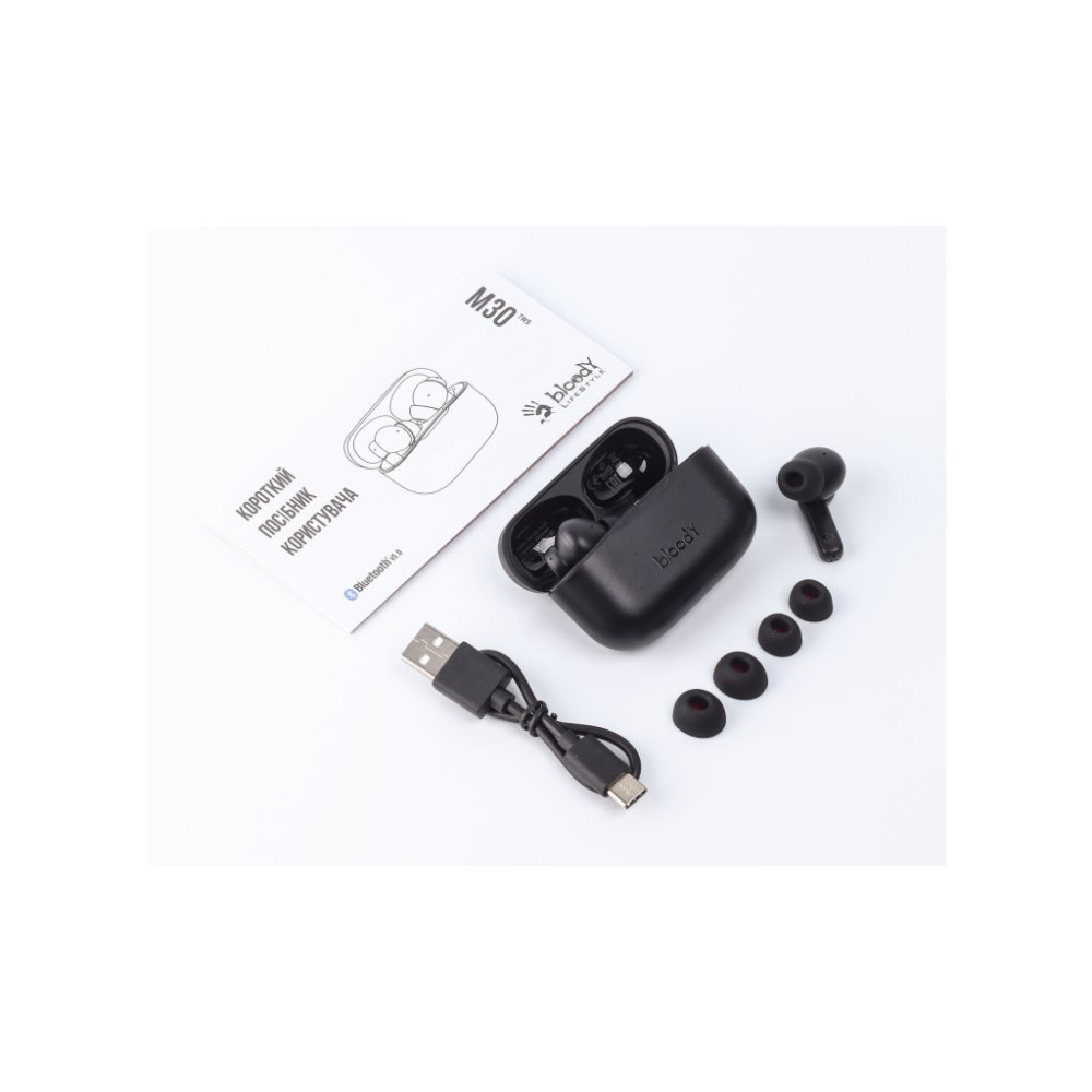 Навушники A4Tech Bloody M30 Black+Red (4711421973755)