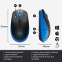 Мишка Logitech M190 Blue (910-005907) Мишка Logitech M190 Blue (910-005907)