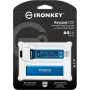 USB флеш накопичувач Kingston 64GB IronKey Keypad 200 AES-256 Encrypted Blue USB 3.2 (IKKP200/64GB) USB флеш накопичувач Kingston 64GB IronKey Keypad 200 AES-256 Encrypted Blue USB 3.2 (IKKP200/64GB)