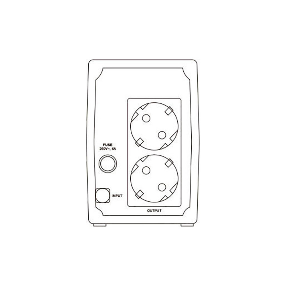 Пристрій безперебійного живлення Marsriva MR-UF800 480W (MR-UF800)