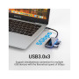 Концентратор Vention USB 3.1 Type-C to HDMI 4K60Hz/USB 3.0х3/RJ45/PD 87W 6-in-1 Mirrored Surface (TFFHB) Концентратор Vention USB 3.1 Type-C to HDMI 4K60Hz/USB 3.0х3/RJ45/PD 87W 6-in-1 Mirrored Surface (TFFHB)