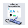 Концентратор Vention USB 3.0 to USB 3.0x3/RJ45/Type-C Hub Blue Aluminum Alloy 5-in-1 (TGFSB) Концентратор Vention USB 3.0 to USB 3.0x3/RJ45/Type-C Hub Blue Aluminum Alloy 5-in-1 (TGFSB)