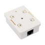 Комп'ютерна розетка RJ45x1 UTP cat.5e 8P8C Vinga (VCPRJ45O1NE) Комп'ютерна розетка RJ45x1 UTP cat.5e 8P8C Vinga (VCPRJ45O1NE)