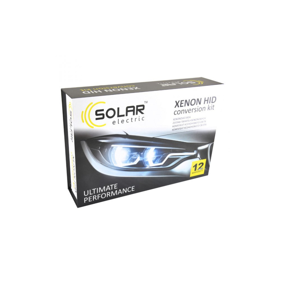 Автолампа SOLAR H7 6000K,85V,35W PX26d +Ballast (4760)