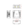 Комп'ютерна розетка Cablexpert RJ45x2 UTP, cat.6 (NCAC-2U6-01) Комп'ютерна розетка Cablexpert RJ45x2 UTP, cat.6 (NCAC-2U6-01)