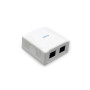 Комп'ютерна розетка Cablexpert RJ45x2 UTP, cat.6 (NCAC-2U6-01) Комп'ютерна розетка Cablexpert RJ45x2 UTP, cat.6 (NCAC-2U6-01)