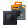 Світлорегулятор Videx BINERA 600Вт чорний граф (VF-BNDM600-BG) Світлорегулятор Videx BINERA 600Вт чорний граф (VF-BNDM600-BG)
