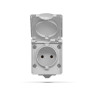 Розетка Videx BINERA IP65 зовнішня 1ая сіра (VF-BNW21-G) Розетка Videx BINERA IP65 зовнішня 1ая сіра (VF-BNW21-G)