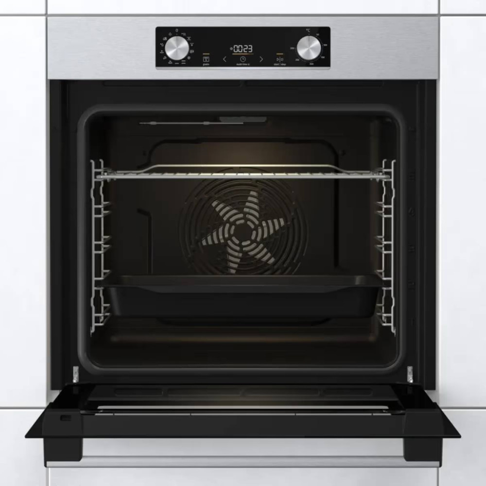 Комплект вбудованої техніки Gorenje BO6737E02X -нерж + ECT41SC- чорна (SET_BO6737E02X_ECT41SC)