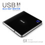 Оптичний привід Blu-Ray ASUS SBW-06D5H-U/BLK/G/AS (90DD02G0-M29000) Оптичний привід Blu-Ray ASUS SBW-06D5H-U/BLK/G/AS (90DD02G0-M29000)