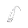 Дата кабель USB 2.0 AM to USB-C 1.0m Superior Fast Charging 100W moon white Baseus (P10320102214-01) Дата кабель USB 2.0 AM to USB-C 1.0m Superior Fast Charging 100W moon white Baseus (P10320102214-01)