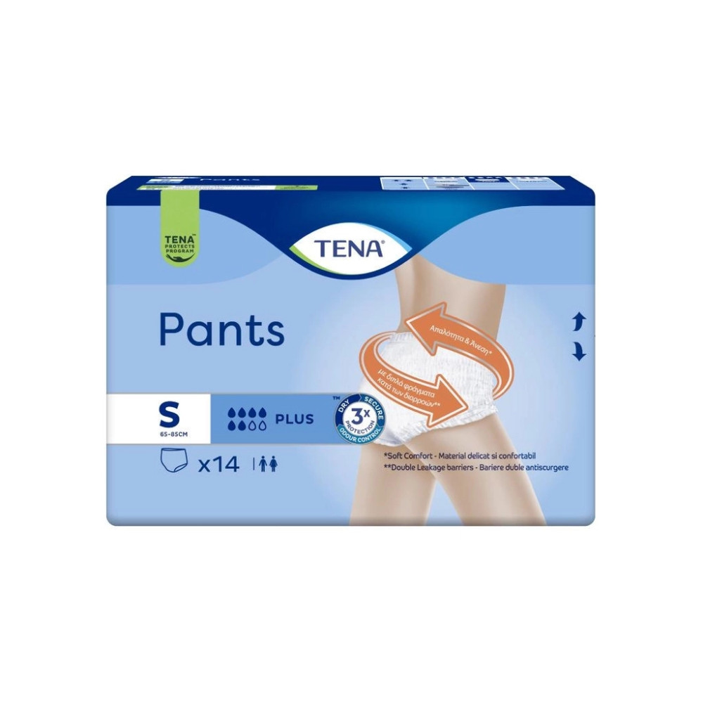 Підгузки для дорослих Tena Pants Plus S 14 (7322541773346)