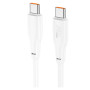 Дата кабель USB-C to USB-C 2.0m 100W TPE X93 white HOCO (6931474790729) Дата кабель USB-C to USB-C 2.0m 100W TPE X93 white HOCO (6931474790729)