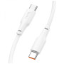 Дата кабель USB-C to USB-C 2.0m 100W TPE X93 white HOCO (6931474790729) Дата кабель USB-C to USB-C 2.0m 100W TPE X93 white HOCO (6931474790729)