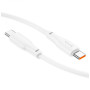 Дата кабель USB-C to USB-C 2.0m 100W TPE X93 white HOCO (6931474790729) Дата кабель USB-C to USB-C 2.0m 100W TPE X93 white HOCO (6931474790729)