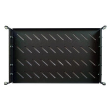 Полка 19" Hypernet 1U глиб. 300мм, в шкафи глибиною 450мм, колір чорний (U-FS-45-Black)