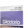 Струни для гітари D'Addario Phosphor Bronze Custom Light (11-52) (EJ26) Струни для гітари D'Addario Phosphor Bronze Custom Light (11-52) (EJ26)