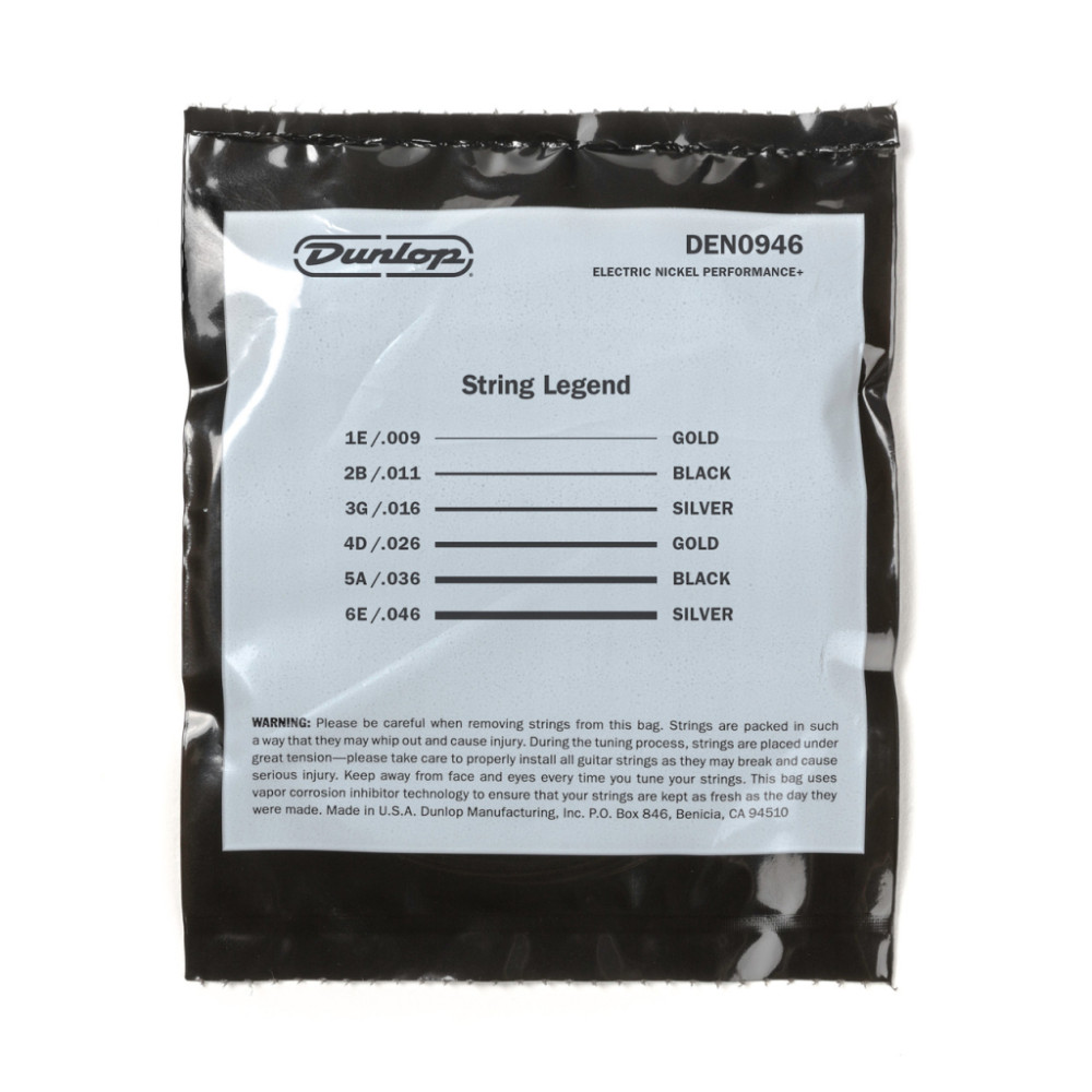 Струни для гітари Jim Dunlop Nickel Wound Electric Guitar Strings (09-46) (DEN0946)