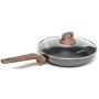 Сковорода Hölmer Wood кована з кришкою 28 см (FP-22528-SWBL Wood) Сковорода Hölmer Wood кована з кришкою 28 см (FP-22528-SWBL Wood)