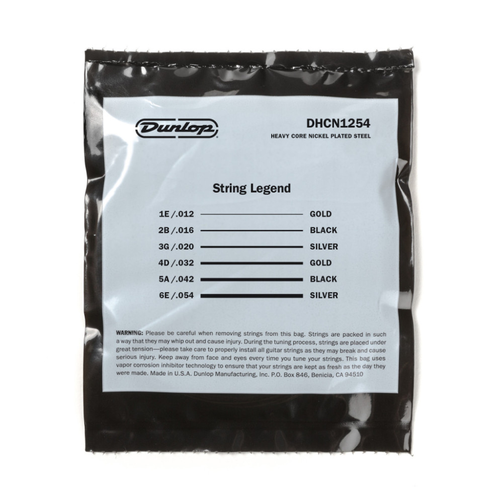 Струни для гітари Jim Dunlop Heavy Core Electric Guitar Strings (12-54) (DHCN1254)