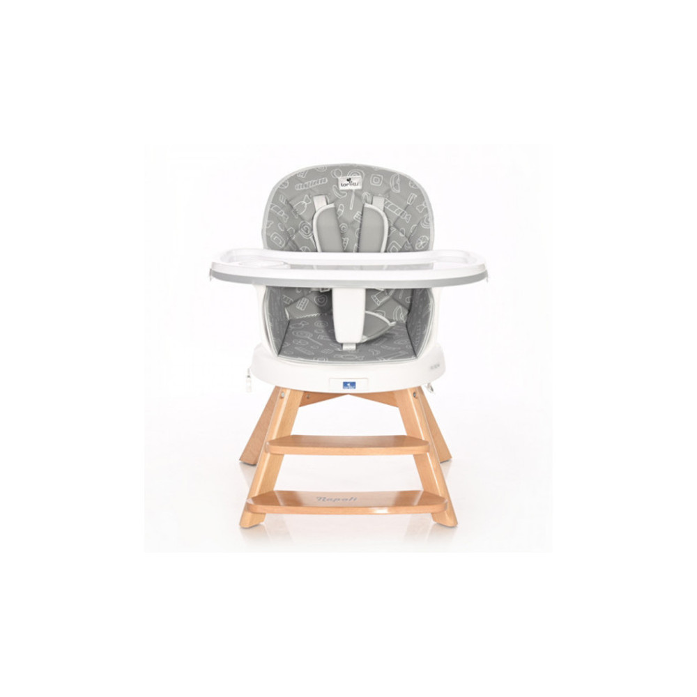 Стілець для годування Bertoni/Lorelli NAPOLI grey candy (23730)