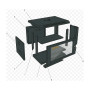 Шафа настінна GEAR 6U 19" 600x450x350 мм, + полка 19", black (GWMSN-6U-600-450) Шафа настінна GEAR 6U 19" 600x450x350 мм, + полка 19", black (GWMSN-6U-600-450)