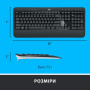Комплект Logitech MK540 Advanced Wireless UA Black (920-008685) Комплект Logitech MK540 Advanced Wireless UA Black (920-008685)