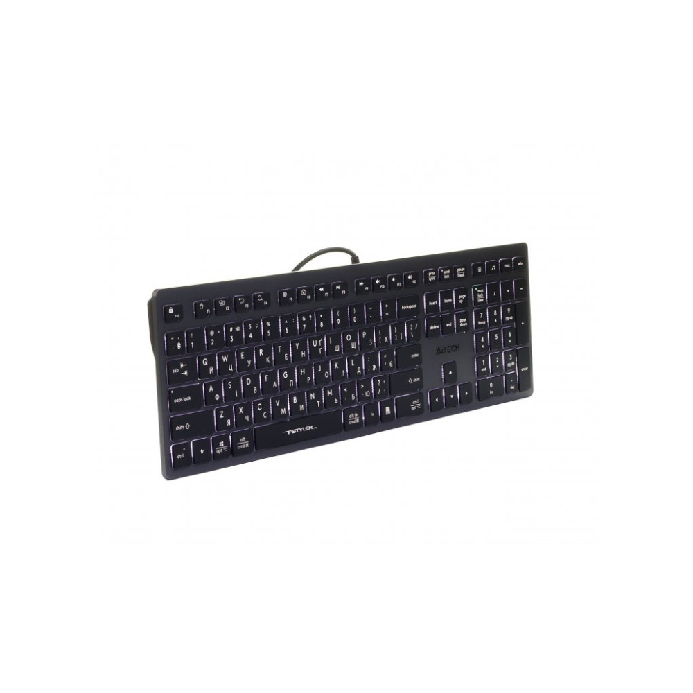 Клавіатура A4Tech FX60 USB Grey White backlit
