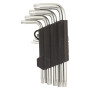 Ключ Sigma набір TORX 9шт T10-T50 CrV, короткі з отвором (4022211) Ключ Sigma набір TORX 9шт T10-T50 CrV, короткі з отвором (4022211)