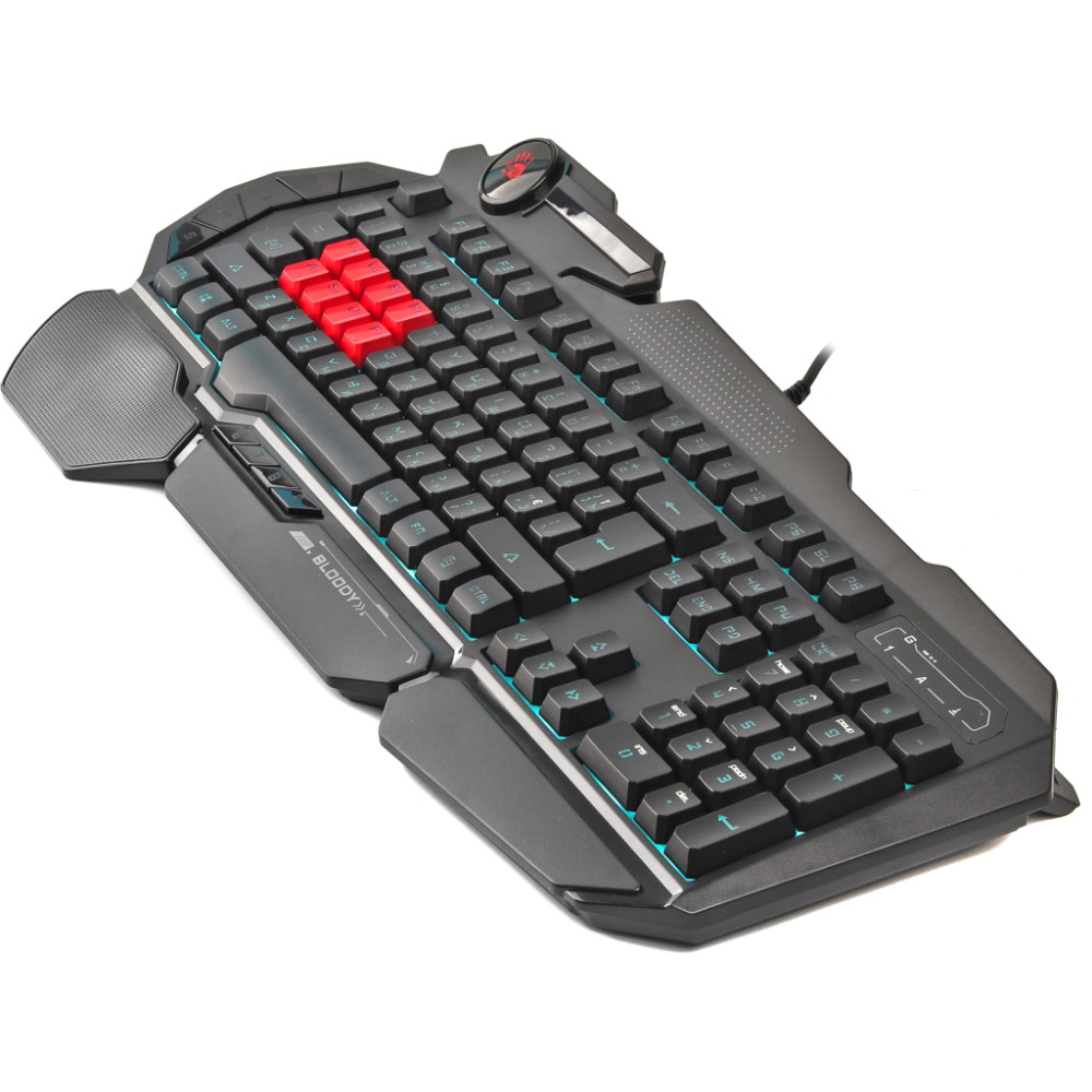Клавіатура A4Tech Bloody B318 Black USB Black (4711421980470)