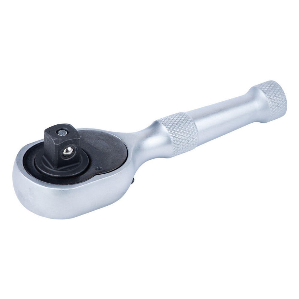 Тріскачка Sigma укорочена з металевою ручкою 1/2" 140мм 45T CrV (6050231)
