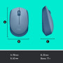 Мишка Logitech M171 Blue Grey (910-006866) Мишка Logitech M171 Blue Grey (910-006866)