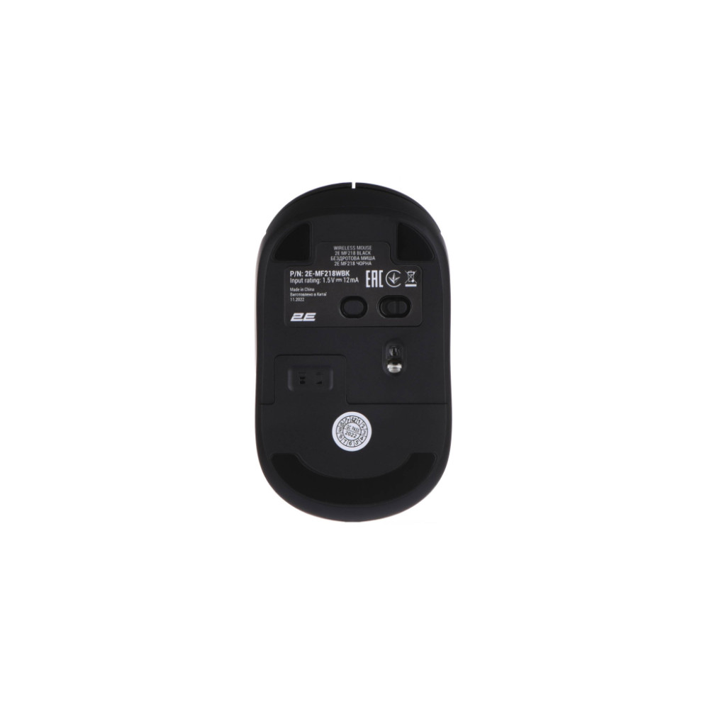 Мишка 2E MF218 Silent Wireless/Bluetooth Black (2E-MF218WBK)