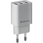 Зарядний пристрій Defender UPA-31 white, 3xUSB, 5V / 3.1A (83587) Зарядний пристрій Defender UPA-31 white, 3xUSB, 5V / 3.1A (83587)