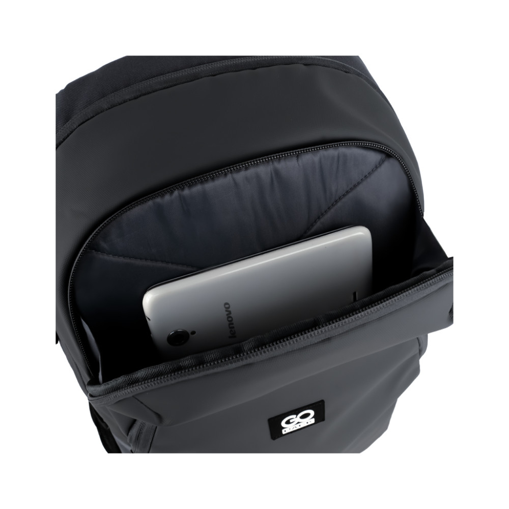 Рюкзак шкільний GoPack Education Teens 185 темно-сірий (GO25-185L-1)