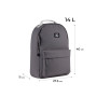 Рюкзак шкільний GoPack Education Teens 147 сірий (GO25-147M-7) Рюкзак шкільний GoPack Education Teens 147 сірий (GO25-147M-7)