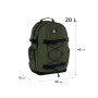Рюкзак шкільний GoPack Education Teens 186 хакі (GO25-186L-3) Рюкзак шкільний GoPack Education Teens 186 хакі (GO25-186L-3)