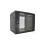 Шафа настінна Merlion 9U 19" 600*600*500 (Ш*Г*В)мм, black (Ml3-6609 / 23528) Шафа настінна Merlion 9U 19" 600*600*500 (Ш*Г*В)мм, black (Ml3-6609 / 23528)