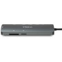 Концентратор Vinga USB-C 3.1 to HDMI+RJ45_1Gbps+3xUSB3.0+SD/TF+PD100W (VHYC8) Концентратор Vinga USB-C 3.1 to HDMI+RJ45_1Gbps+3xUSB3.0+SD/TF+PD100W (VHYC8)