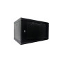 Шафа настінна Hypernet 6U 19" 600x500 (WMNC-500-6U-FLAT-BLACK) Шафа настінна Hypernet 6U 19" 600x500 (WMNC-500-6U-FLAT-BLACK)