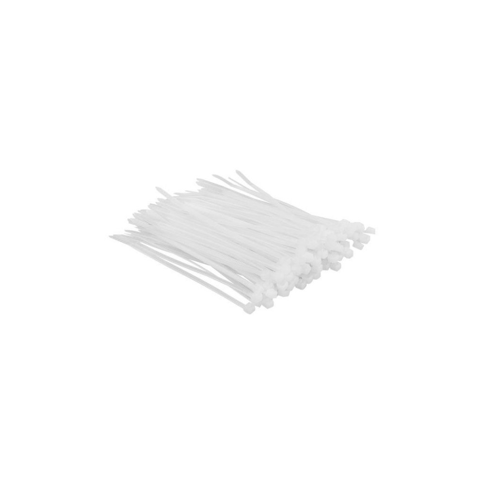Стяжка Top Tools біла, 2.5x100 мм, пластик, 100 шт. (44E950)