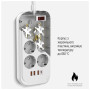Мережевий фільтр живлення ColorWay CW-CHE64PDW, 6 розеток/4USB 2M (CW-CHE64PDW) Мережевий фільтр живлення ColorWay CW-CHE64PDW, 6 розеток/4USB 2M (CW-CHE64PDW)
