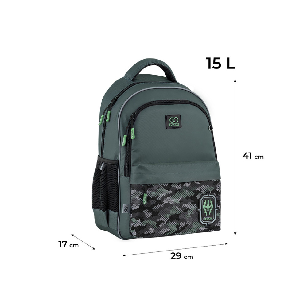 Рюкзак шкільний GoPack Education 182M Legion (GO25-182M-5)