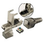 Конектор RJ45 cat.6A STP 8P8C, безінструментальний Kingda (KD-KJ6A-17S) Конектор RJ45 cat.6A STP 8P8C, безінструментальний Kingda (KD-KJ6A-17S)