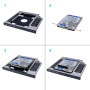 Фрейм-перехідник Grand-X HDD 2,5'' SATA2/SATA3 Slim 9,5mm (HDC-24С) Фрейм-перехідник Grand-X HDD 2,5'' SATA2/SATA3 Slim 9,5mm (HDC-24С)