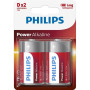 Батарейка Philips D LR20 Power Alkaline * 2 (LR20P2B/10) Батарейка Philips D LR20 Power Alkaline * 2 (LR20P2B/10)