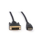 Кабель мультимедійний HDMI M to DVI M 5.0m 24+1pin Vinga (VCPHDMIDVI5) Кабель мультимедійний HDMI M to DVI M 5.0m 24+1pin Vinga (VCPHDMIDVI5)