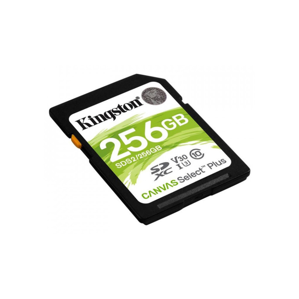 Карта пам'яті Kingston 256GB SDXC class 10 UHS-I U3 Canvas Select Plus (SDS2/256GB)